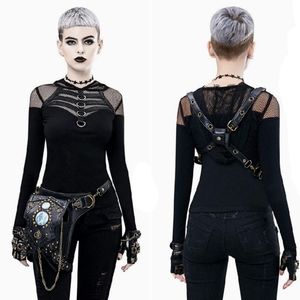 Gothic Steampunk Leg Waist Saddle Bag/fanny pack